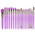 20 Make -up -Pinsel -Set Blush Pinsel Pulver Lidschatten Lip Wimpernpinsel